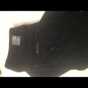 Hudson black skinny jeans